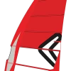 SEVERNE Windsurf Segel MOTO Red 2024 - 4.8 Red -Wassersportbekleidung Geschäft 024 moto render lr