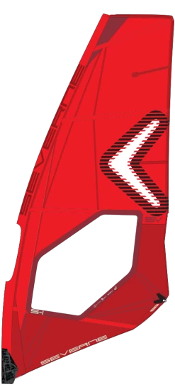 SEVERNE Windsurf Segel S-1 Red 2024 - 4.4 Red