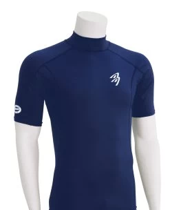 Ascan Shirt Blue 1/2 Kurzarm UV-Schutz Rash Vest - S -Wassersportbekleidung Geschäft 21001 lycra20blue