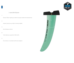 Select Windsurf Finne Starter (Free Ride) 2023 - Power Box 33 -Wassersportbekleidung Geschäft 22 features starter 1080x920px