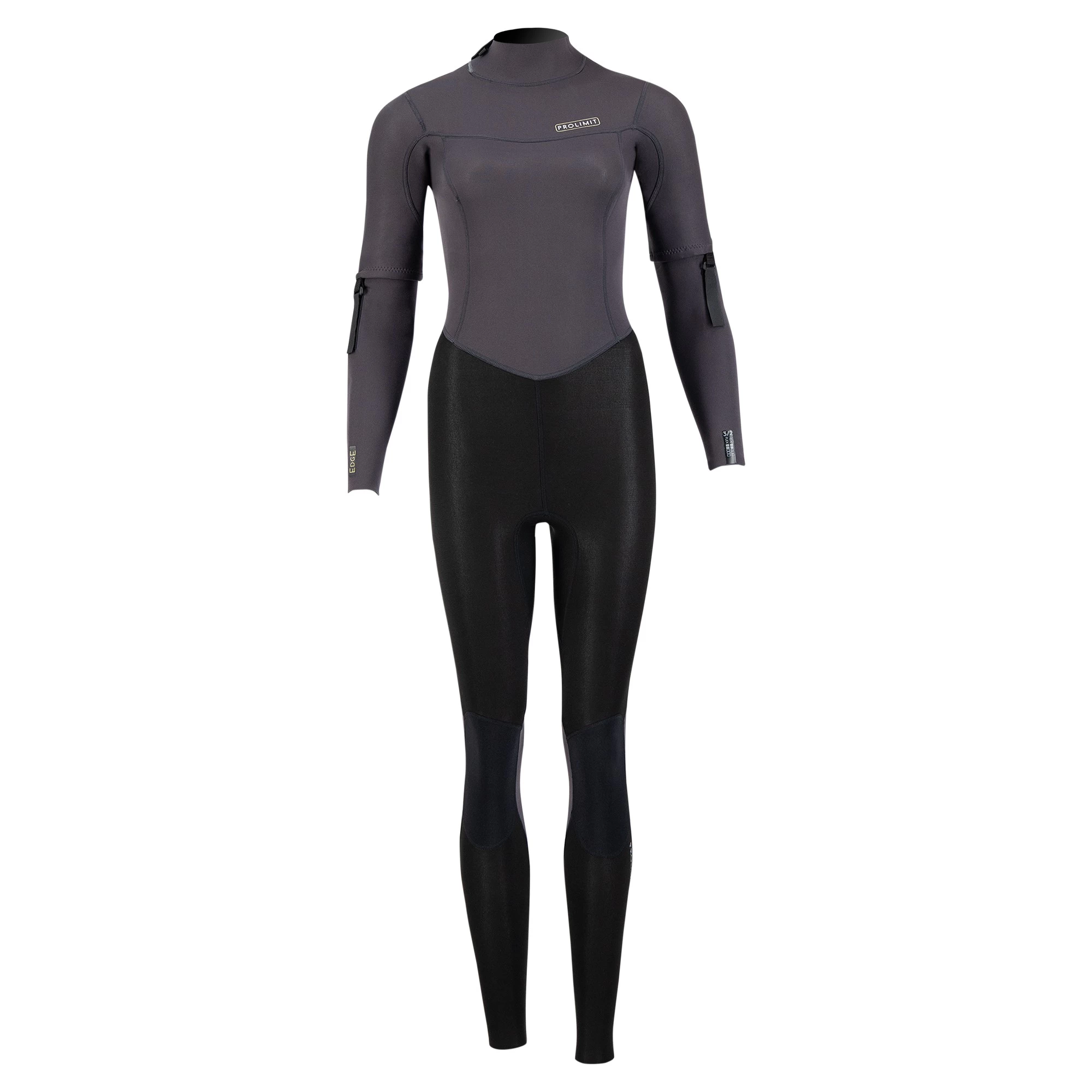 PROLIMIT Edge Steamer 3/2 Short Arm Satin Black - 34/XS Satin Black – Bild 4