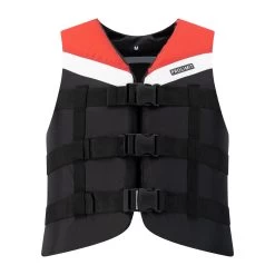 PROLIMIT Auftriebsweste Nylon 3-Buckle Black/Red 2023 - XXS -Wassersportbekleidung Geschäft 402.53260.020 pl vest nylon 3 buckle black red front
