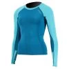 PROLIMIT Rashguard Pure Girl LA Blue/Turquoise -SBlue/Turquoise -Wassersportbekleidung Geschäft 402.54085.040 rashguard pure girl la blue turquoise side