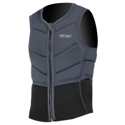 PROLIMIT Prallschutzweste Slider Vest Fusion Half Padded FZ Black/Grey 2023 -SBlack/Grey -Wassersportbekleidung Geschäft 402.63032.040 slider vest fusion half padded fz black grey 1