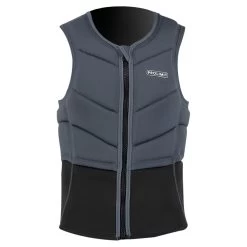 PROLIMIT Prallschutzweste Slider Vest Fusion Half Padded FZ Black/Grey 2023 -SBlack/Grey -Wassersportbekleidung Geschäft 402.63032.040 slider vest fusion half padded fz black grey 2
