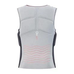 PROLIMIT Womens Oxygen Vest Half Padded Front Zip Grey/Black/Wine - 34/XS Grey/Black/Wine -Wassersportbekleidung Geschäft 402.63093.010 prolimit womens oxygen vest half padded front zip grey black wine back
