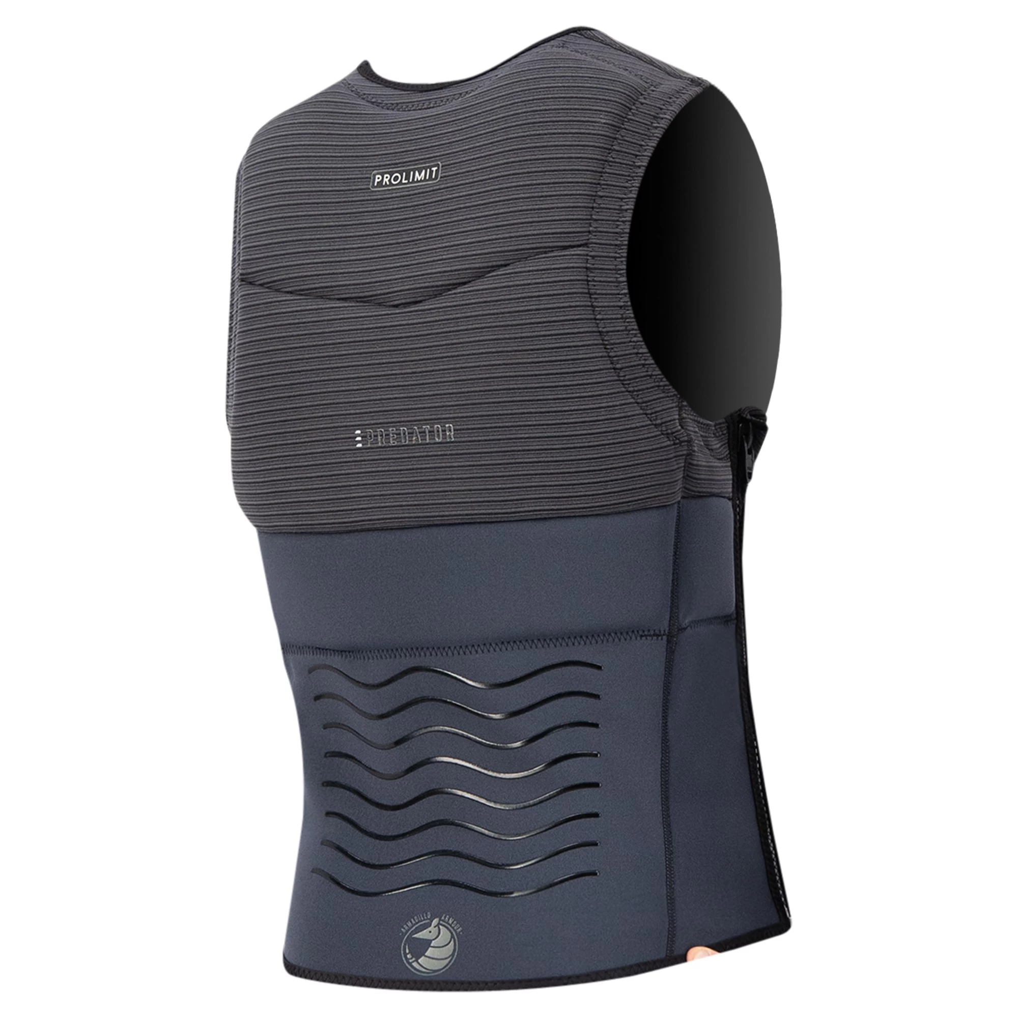 PROLIMIT Vest Predator Half Padded Sidezip Black -SBlack 5 PROLIMIT Vest Predator Half Padded Sidezip Black -SBlack – Bild 3