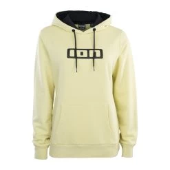 ION Hoody Logo Damen 2024 - 156 Grey Melange 36/S -Wassersportbekleidung Geschäft 46223 5201 14