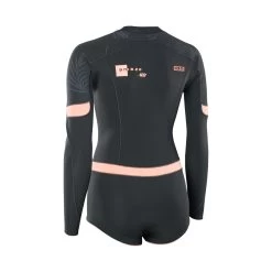 ION Neoprenanzug Amaze Hot Shorty 1.5 LS Front Zip Damen Langarm 2023 - 34/XS 900 Black -Wassersportbekleidung Geschäft 48223 4552 4