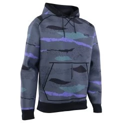ION Neo Hoody Herren 2023 - 48/S 900/011 Black/blue-gradien -Wassersportbekleidung Geschäft 48232 4106 5