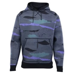 ION Neo Hoody Herren 2023 - 48/S 900/011 Black/blue-gradien -Wassersportbekleidung Geschäft 48232 4106 7