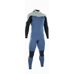 ION Neoprenanzug Element 4/3 Back Zip Herren Langarm 2023 - 102/LT 715 Cascade-blue -Wassersportbekleidung Geschäft 48232 4446 4