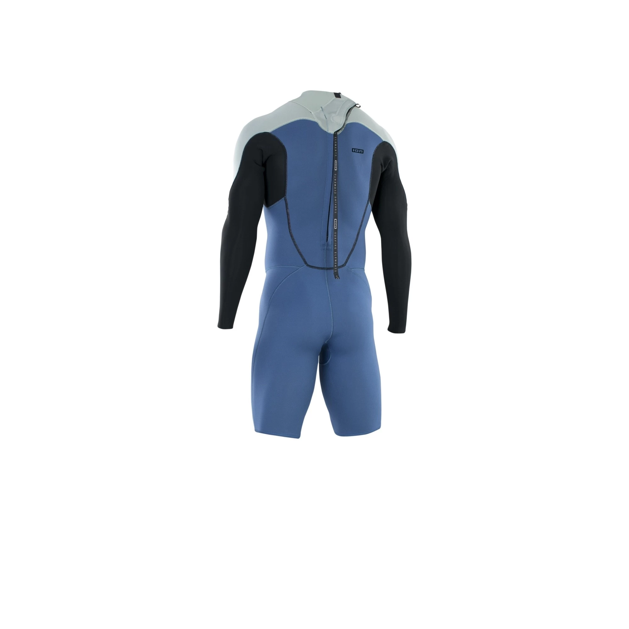 ION Neoprenanzug Element 2/2 Shorty LS Back Zip Herren Langarm 2023 - 46/XS 715 Cascade-blue 7 ION Neoprenanzug Element 2/2 Shorty LS Back Zip Herren Langarm 2023 - 46/XS 715 Cascade-blue – Bild 5