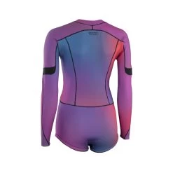 ION Neoprenanzug Amaze Hot Shorty 1.5 LS Front Zip Damen Langarm 2023 - 34/XS 012 Pink-gradient -Wassersportbekleidung Geschäft 48233 4552 6