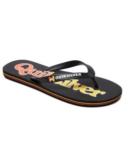 QUIKSILVER Basic Sandal Strandlatschen - BLACK/BLACK/YELLOW 7(40)