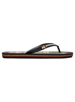 QUIKSILVER Basic Sandal Strandlatschen - BLACK/BLACK/YELLOW 7(40) -Wassersportbekleidung Geschäft aqyl100810 molokaiwordmarkfinelinep xkky frt2