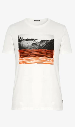 Chiemsee Herren T-Shirt Lot Print Weiß - M -Wassersportbekleidung Geschäft chiemsee shirt print.4.png