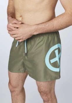 Chiemsee SUPERTUBE Men, Swim Shorts, Regular Fit - L Dusty Olive