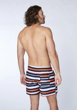 Chiemsee EFISIO Men, Swim Shorts, Regular Fit - L Blck/Dk Blu STR -Wassersportbekleidung Geschäft chiemsee 2021 fruehjahrsommer 4821 21214400