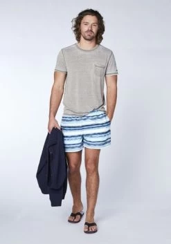 Chiemsee EFISIO Men, Swim Shorts, Regular Fit - L Blck/Dk Blu STR -Wassersportbekleidung Geschäft chiemsee 2021 fruehjahrsommer 9048 21214400 3