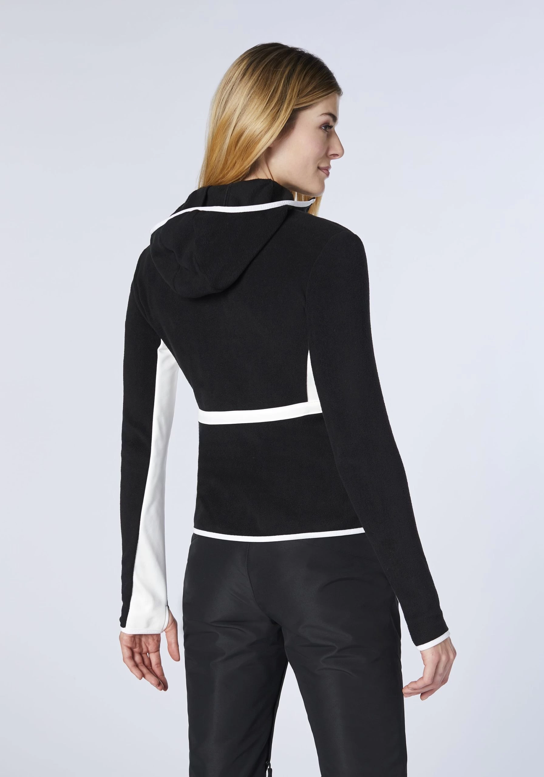 Chiemsee Sweatjacket, Tight Fit - XS Deep Black 4 Chiemsee Sweatjacket, Tight Fit - XS Deep Black – Bild 2