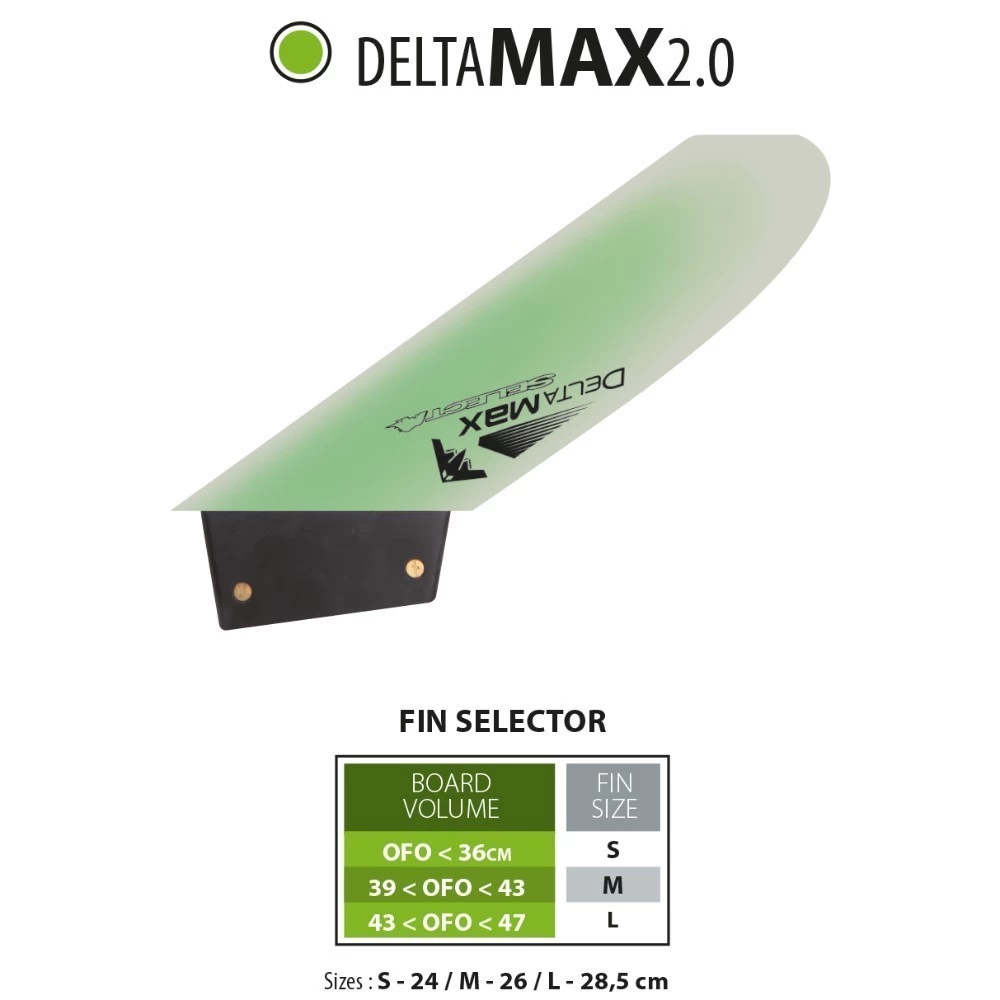 Select Windsurf Finne Delta MAX 2.0 2023 - Deep Tuttle Box L 5 Select Windsurf Finne Delta MAX 2.0 2023 - Deep Tuttle Box L – Bild 3