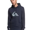 Quiksilver BIG LOGO HOOD Pullover Hoodie - Gr. S - S -Wassersportbekleidung Geschäft eqyft03922 biglogohoodw byj0 frt1
