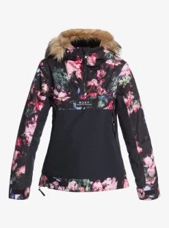 Roxy Shelter - Schneejacke Für Frauen - Gr. XS - TRUE BLACK BLOOMING PARTY XS