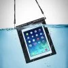 Fidlock Wasserdichte Tablet Schutzhülle Hermetic Dry Bag - Mega - 224x277mm Schwarz -Wassersportbekleidung Geschäft mega transp black transp 02 ready