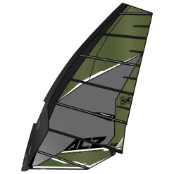 Point 7 Windsurf Segel AC-Z SLALOM SIMPLICITY 2023 - 6,4 Grün