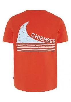 Chiemsee PERKA Men, T-Shirt, Regular Fit, GOTS - S LOT Cherry Tomat