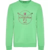Chiemsee Zayn New Lässiges Sweat Mit Rundhalsausschnitt- L Md Grn/Red Dif