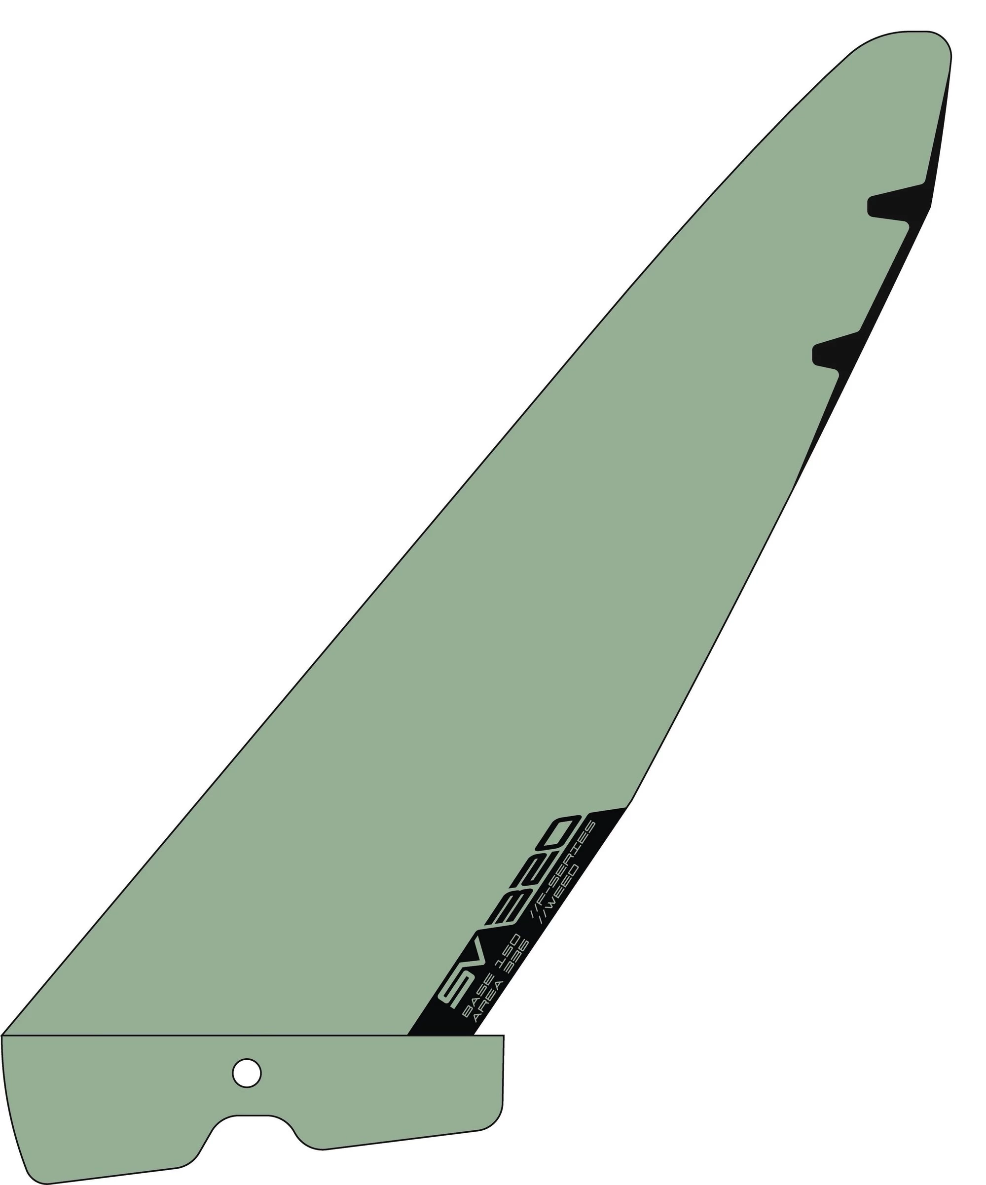 SEVERNE Windsurf Finne F-WEED 2024 - 320 3 SEVERNE Windsurf Finne F-WEED 2024 - 320