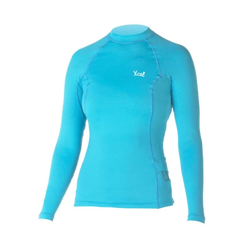 Xcel Marsha Premium 6OZ Rashguard L/S Langarm Blau - 6 3 Xcel Marsha Premium 6OZ Rashguard L/S Langarm Blau - 6