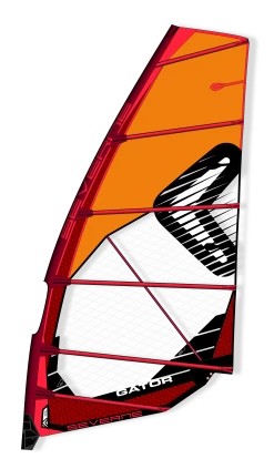 SEVERNE Windsurf Segel GATOR Orange 2024 - 3.7 Orange